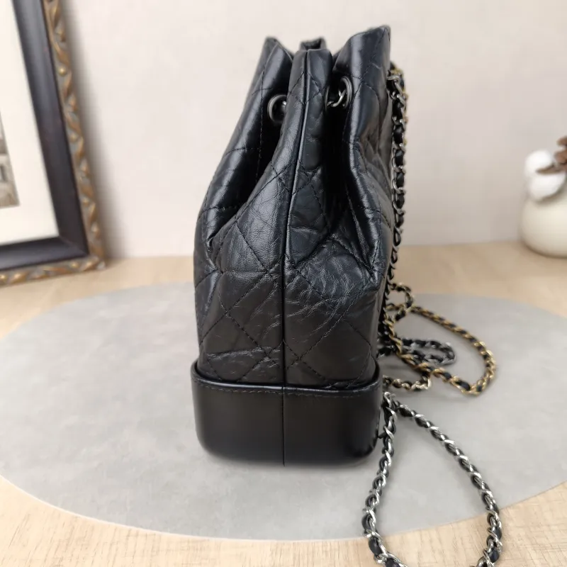 Chanel Backpack Gabrielle Backpack Black CC alfskin22.5 × 10.5 × 23 cm — detail view 9 of 17