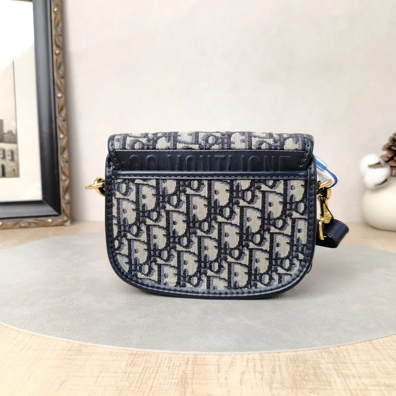 DIOR Crossbody Bag Bobby Blue Canvas Small18 × 5 × 14 cm — cover view 4 of 5