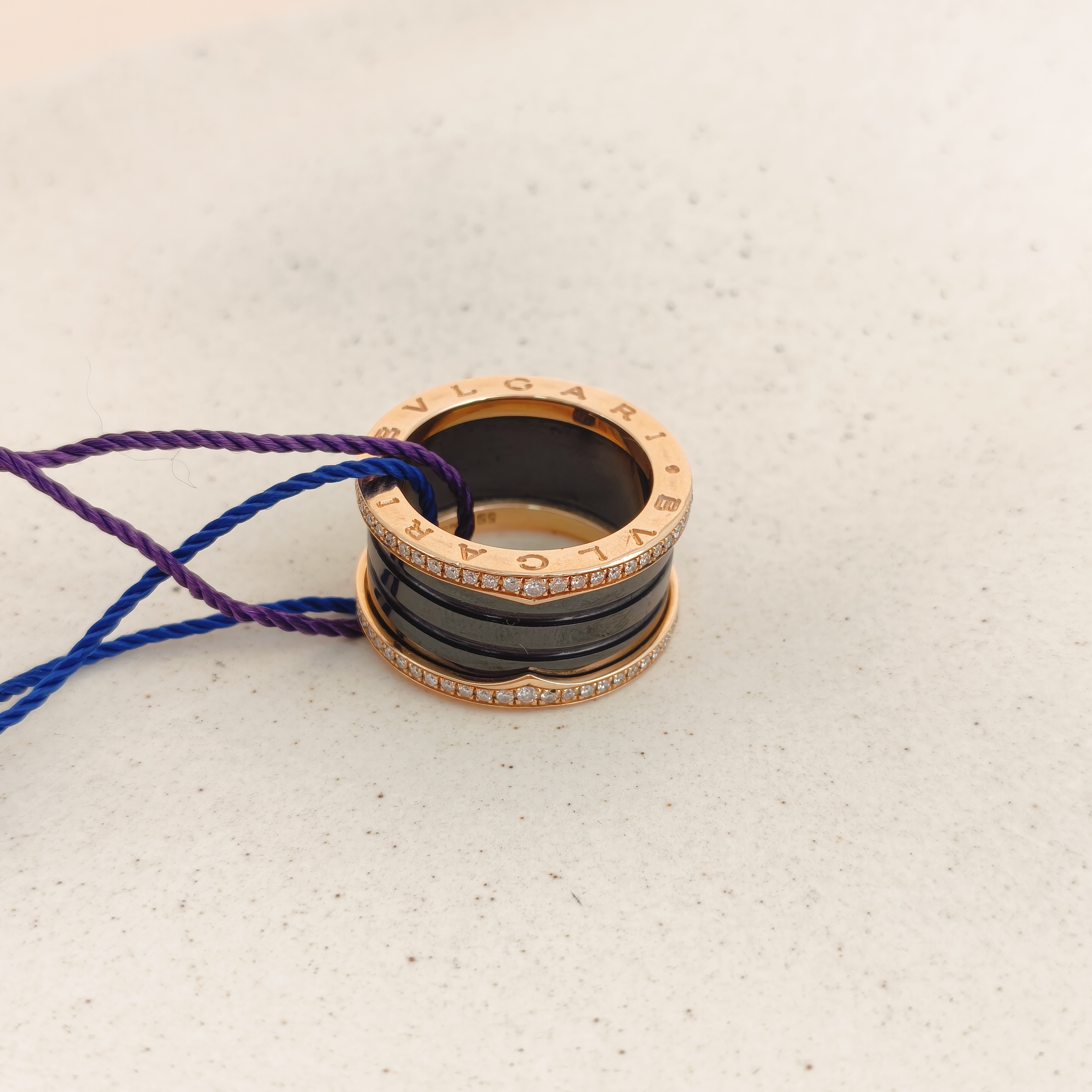 Bvlgari Ring B.ZERO1Collection Ring Rose Gold 18KR ose Gold Diamond One Size55 — cover view 2 of 7