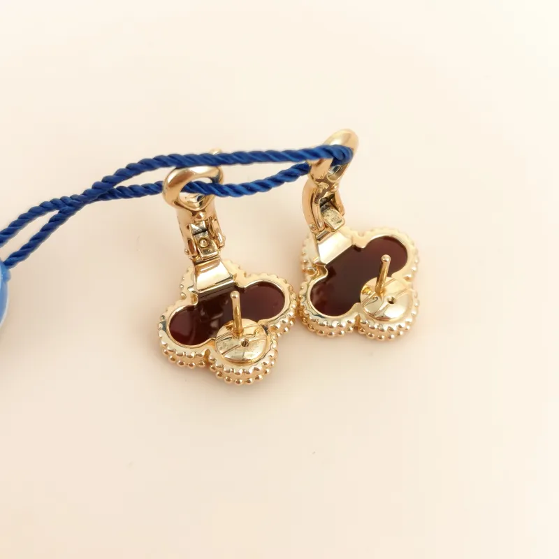 Van Cleef & Arpels Jewelry VANCLEEFARPELS · Alhambra Alhambra Collection Earrings 18KY ellow Gold Vintage Small — cover view 2 of 5