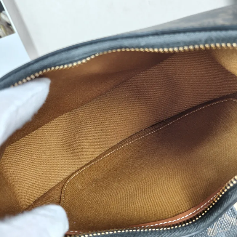 CELINE Shoulder Bag AVA TRIOMPHE Monogram PVC Medium 22 × 7.5 × 17 cm — detail view 2 of 10