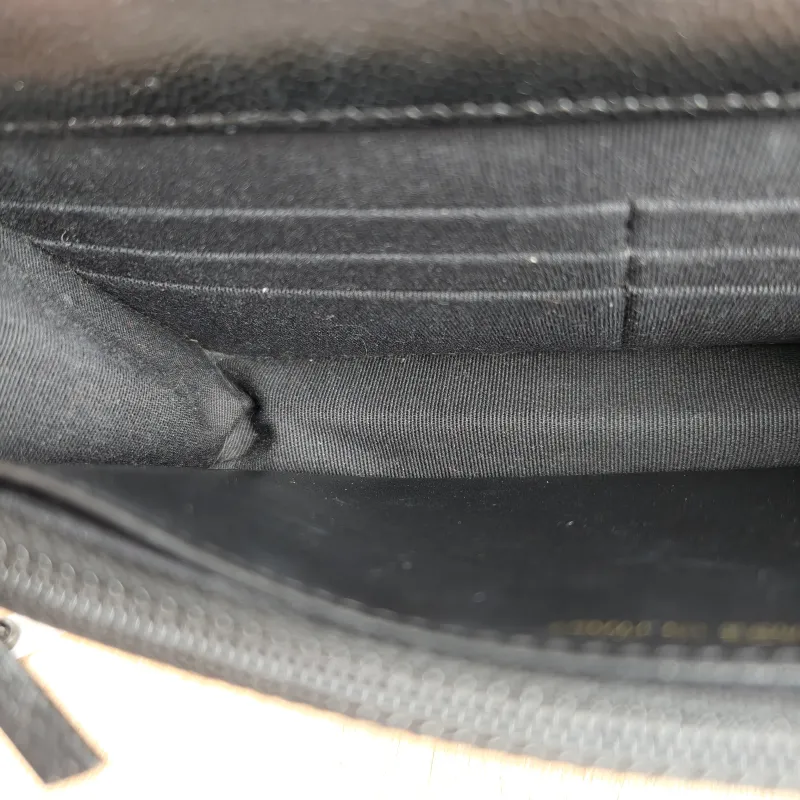 Chanel Crossbody Bag CF WOCWOC Bag coco Black Grained Calfskin Mini 19.2 × 3.5 × 12.3 cm — detail view 11 of 13