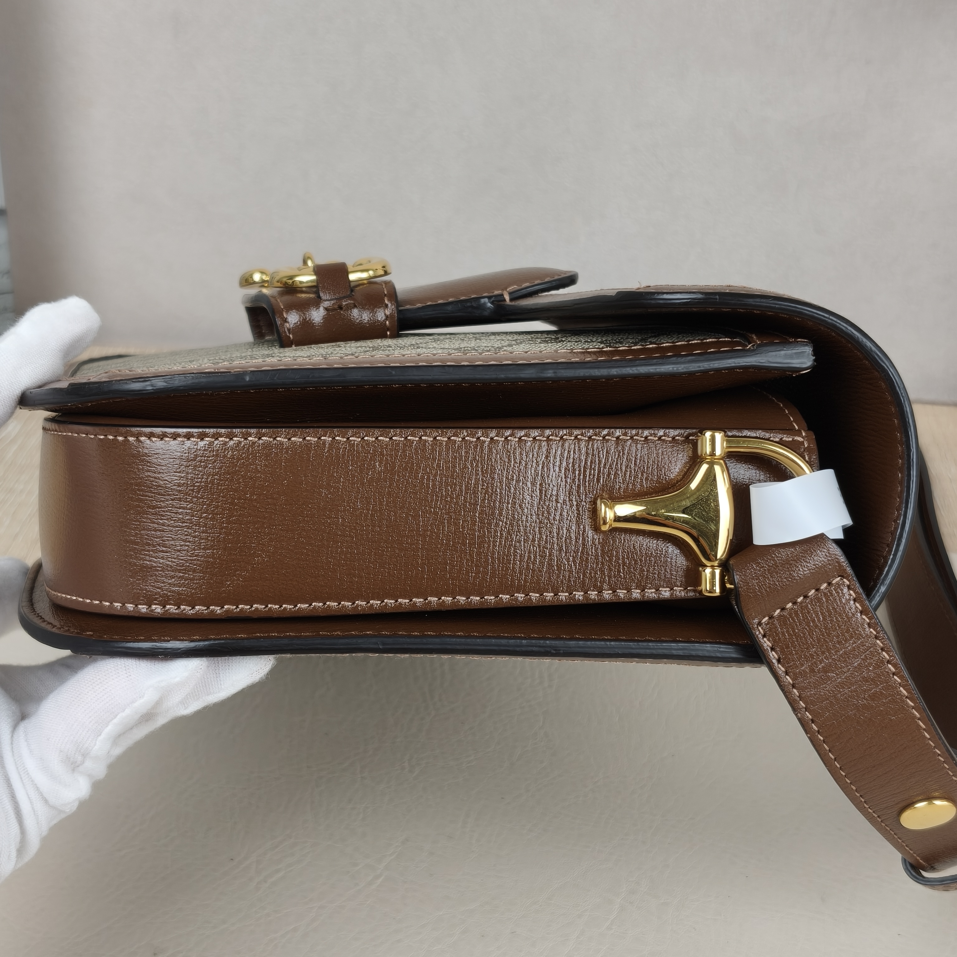 GUCCI horsebit1955Horsebit Medium Monogram PVC · Dust Bag · 25 × 8 × 18 cm — cover view 2 of 10