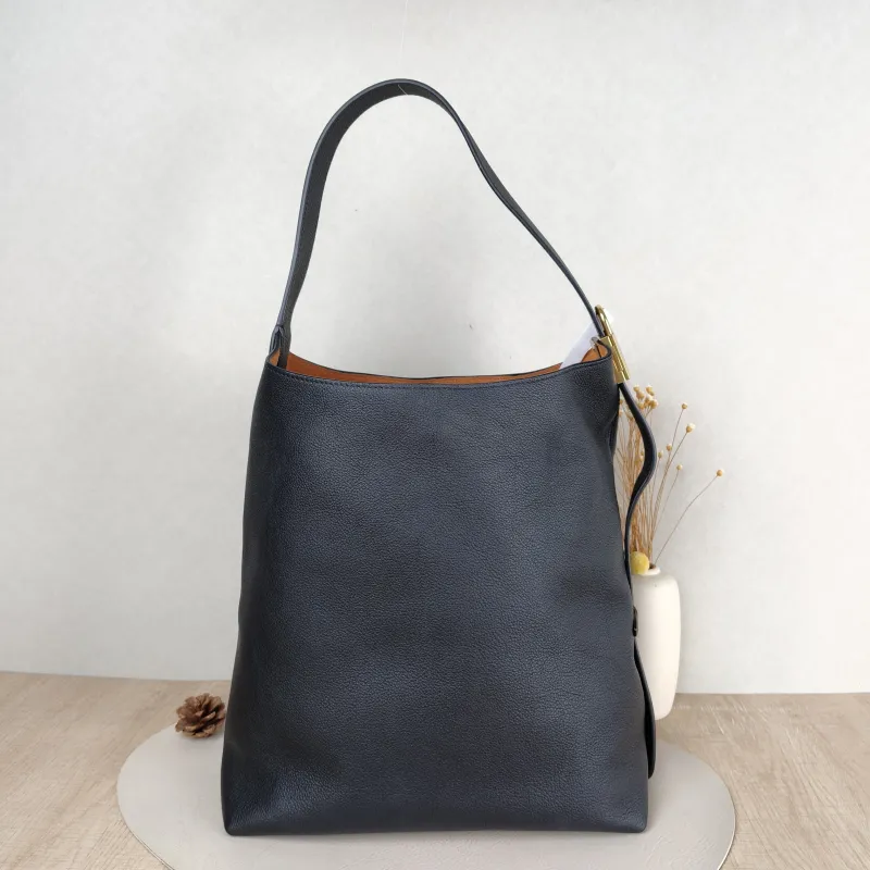 Louis Vuitton Shoulder Bag Low Key Hobo Shoulder Bag Black Calfskin Medium 31 × 18 × 35 cm — cover view 4 of 5