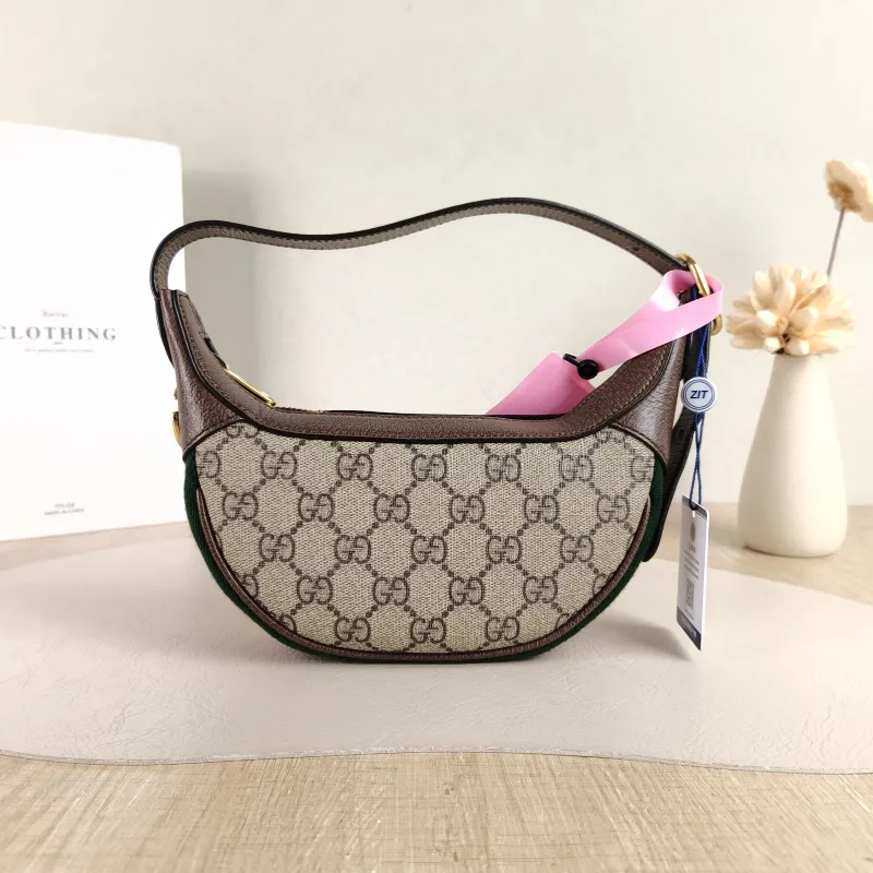 GUCCI Shoulder Bag Ophidia GG Monogram PVC Mini 20 × 5 × 15 cm — cover view 4 of 5