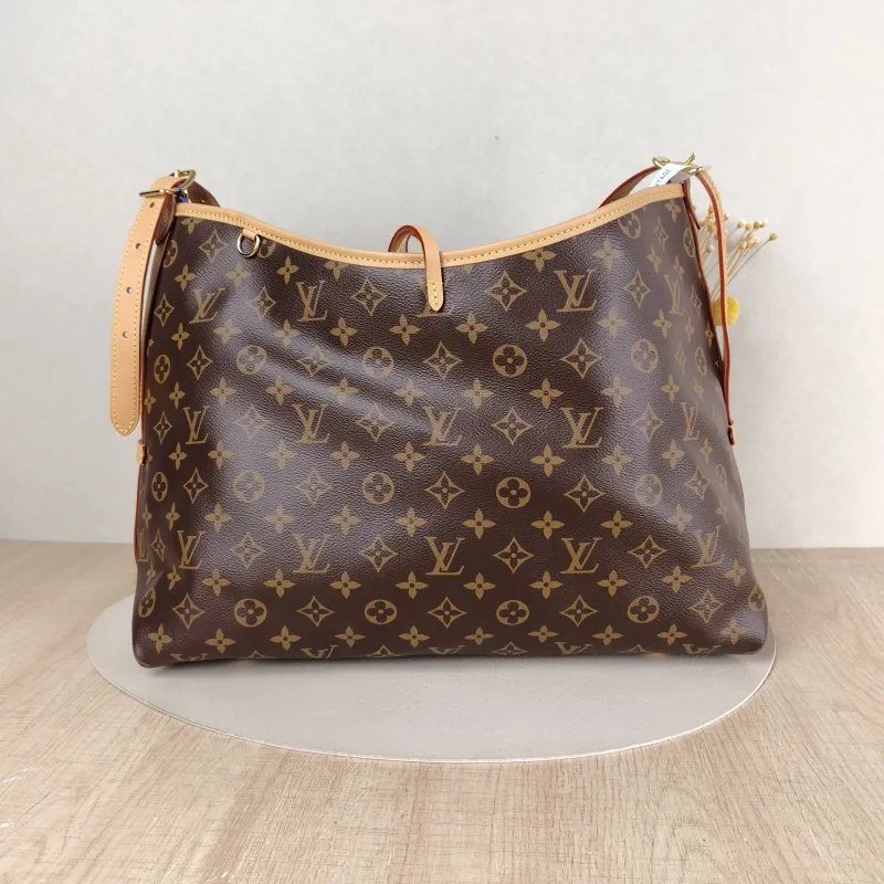 Louis Vuitton Crossbody Bag Carryall Monogram PVC Medium 39 × 15 × 30 cm