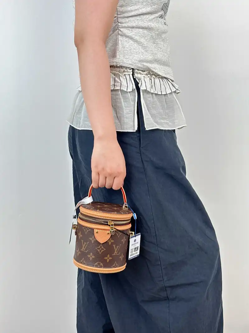 Louis Vuitton Crossbody Bag Cannes Monogram PVC nano 14 × 12 × 14.5 cm — on-model view 2 of 3