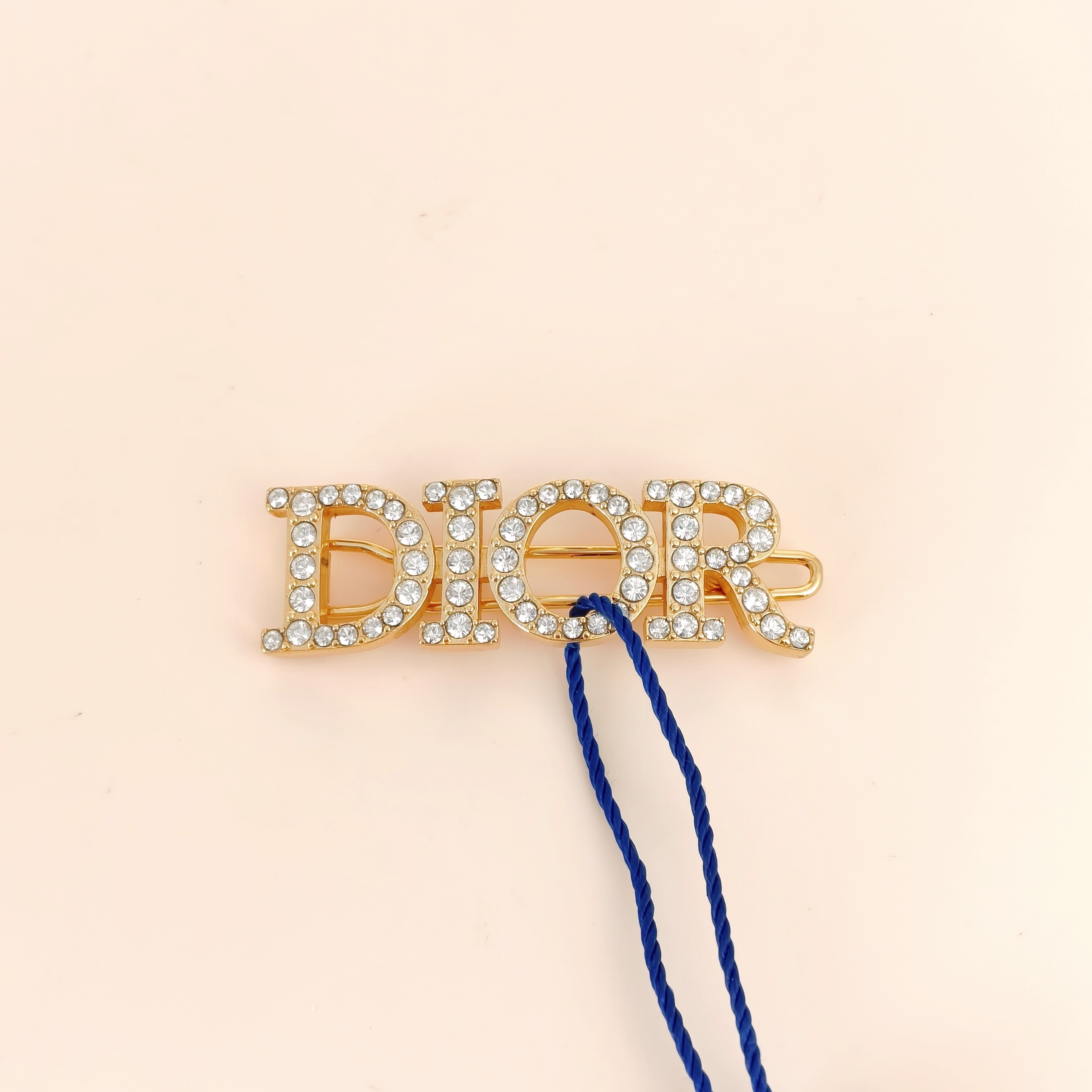 DIOR logo Gold One Size