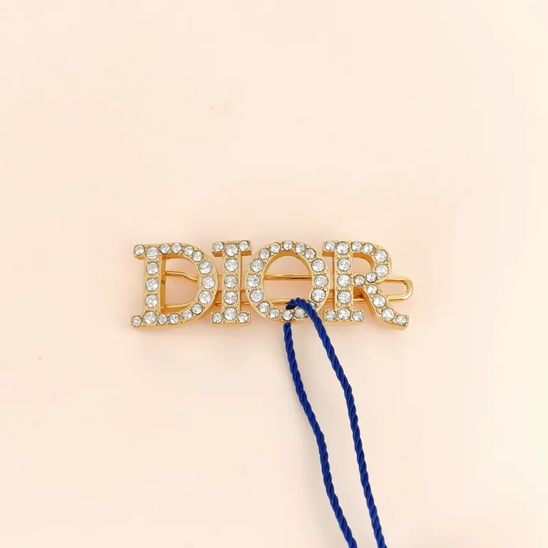 DIOR logo Gold One Size