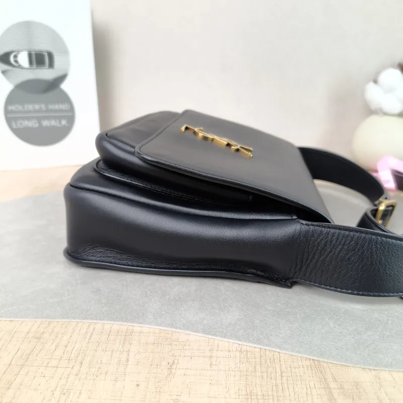 SAINT LAURENT Crossbody Bag Niki Besace Messenger Bag Black Calfskin Small 21.5 × 9.5 × 16 cm — detail view 2 of 13