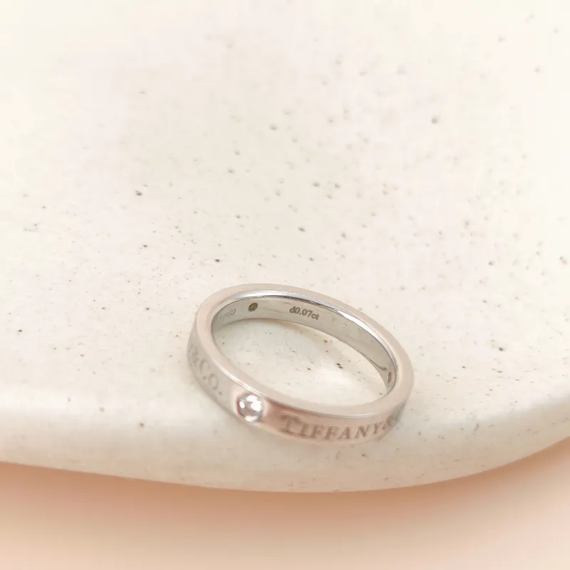 Tiffany&Co. Ring T&CO Silver PT950Diamond One Size 49 — cover view 9 of 9