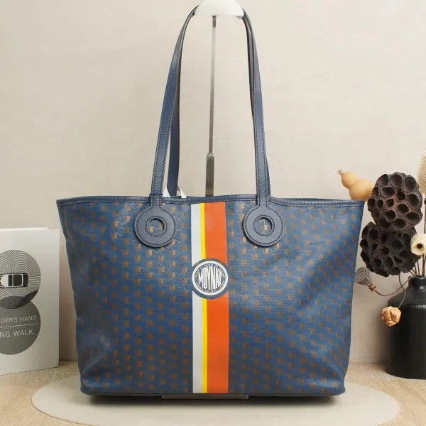 Moynat Blue · Dust Bag · 34 × 14 × 26 cm