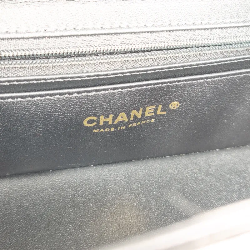 Chanel Crossbody Bag Box Bag Top Handle Crossbody Bag Black Calfskin 22 × 9 × 9.5 cm — detail view 1 of 14