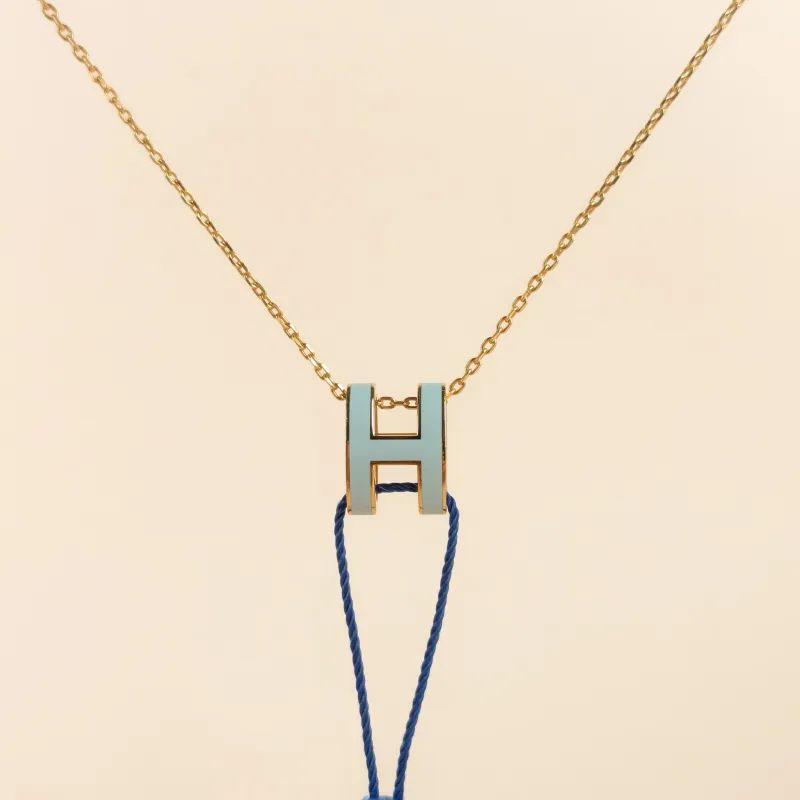 Hermès Necklace Pop HN ecklace Blue Large 40cm