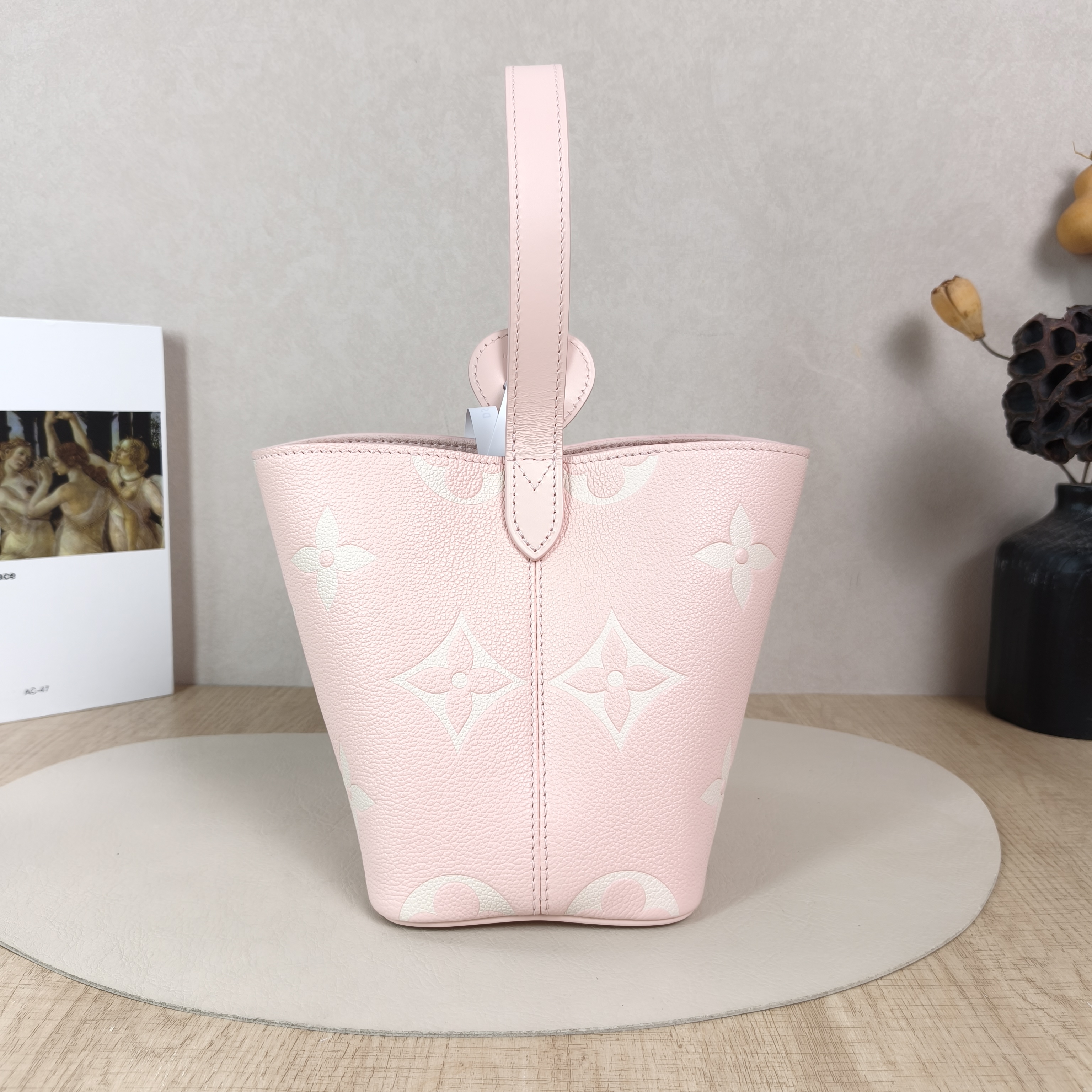 Louis Vuitton Top Handle Bag ALL IN BB · White Empreinte Embossed Calfskin BB18 × 12 × 16 cm — cover view 2 of 6