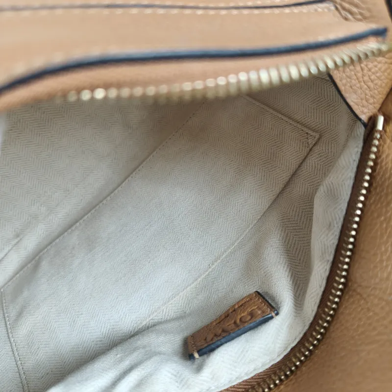 LOEWE Crossbody Bag Puzzle Caramel CC alfskin Small 24 × 10.5 × 16.5 cm — detail view 10 of 12