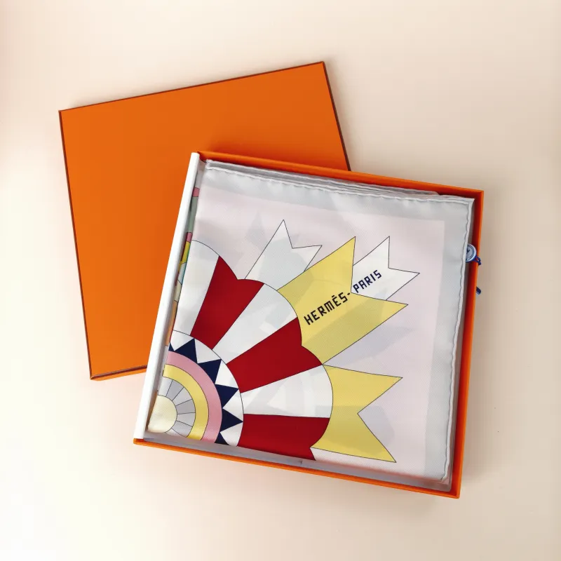 Hermès Pink Yellow Silk 90*90 — cover view 6 of 6