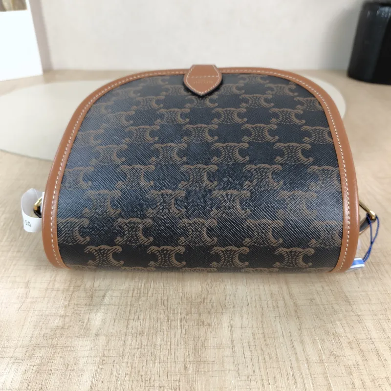 CELINE Crossbody Bag FOLCO Monogram PVC Medium 18.5 × 8 × 17 cm — detail view 10 of 13