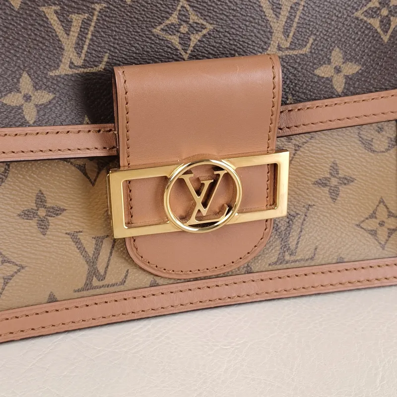 Louis Vuitton Crossbody Bag Dauphine Monogram PVC Mini 20 × 9 × 15 cm — detail view 11 of 12