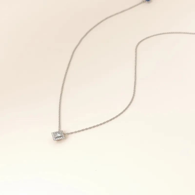 Tiffany&Co. Necklace Necklace PT950Diamond One Size41cm — cover view 8 of 10