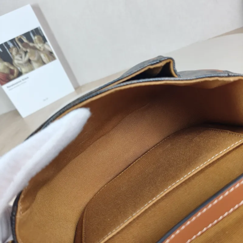 CELINE Crossbody Bag FOLCO Monogram PVC Medium 18.5 × 8 × 17 cm — detail view 13 of 13
