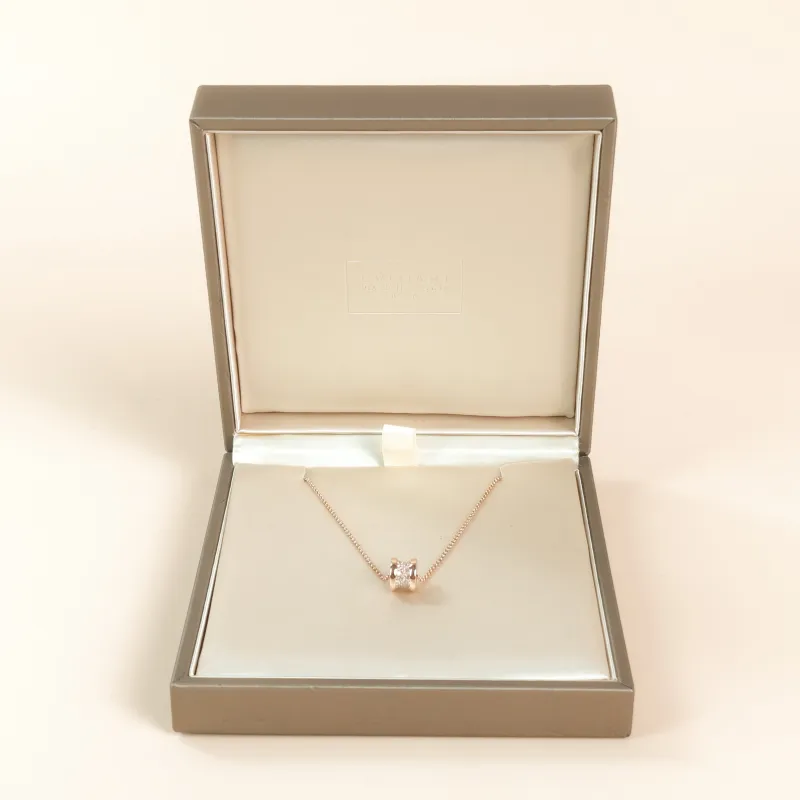 Bvlgari Necklace B.zero1 Rose Gold Diamond18KR ose Gold One Size 43cm โ cover view 7 of 8