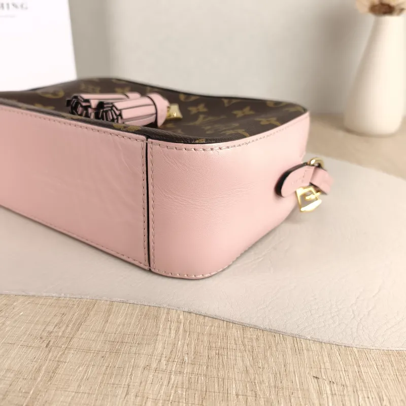 Louis Vuitton Crossbody Bag Saintonge Camera Bag Pink PVC Small 22 × 8 × 16 cm — detail view 8 of 10