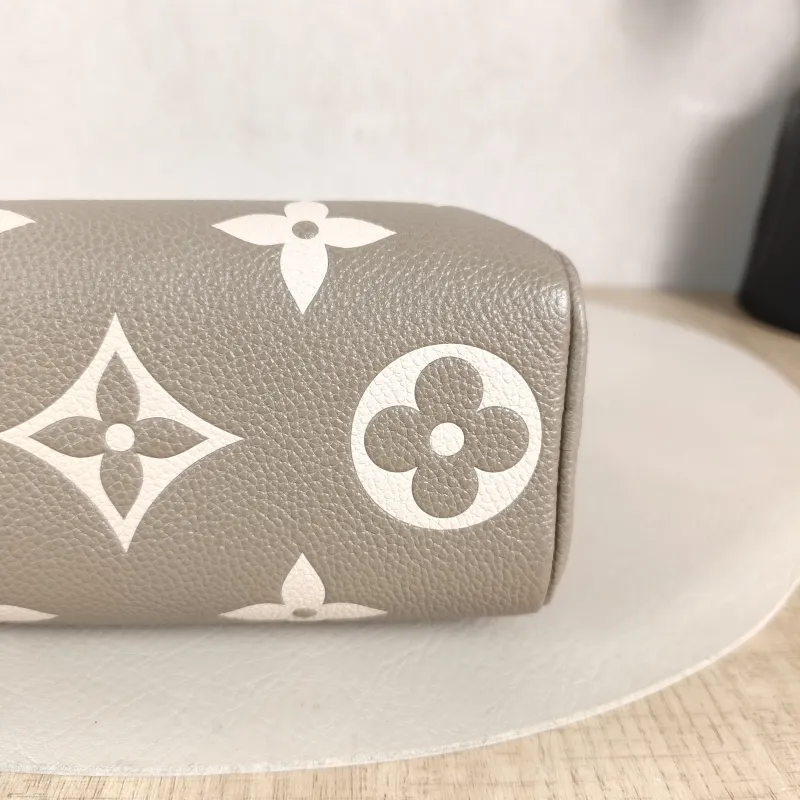 Louis Vuitton Crossbody Bag Speedy Nano · White Monogram Empreinte Embossed Calfskin nano 16 × 7.5 × 10 cm — detail view 7 of 11