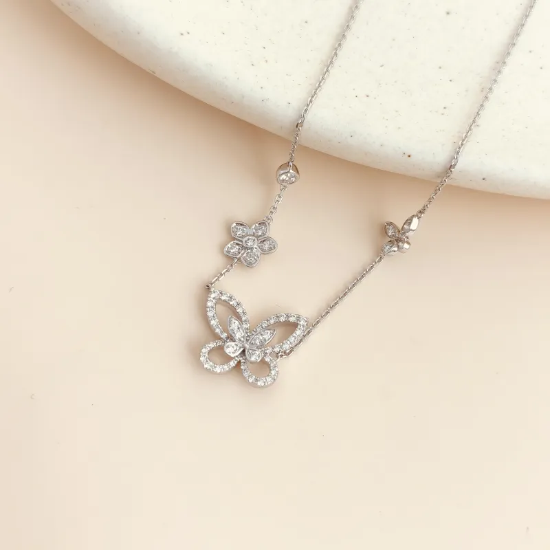 GRAFF Necklace Collection Necklace White Gold18KW hite Gold Diamond One Size40cm — cover view 8 of 8