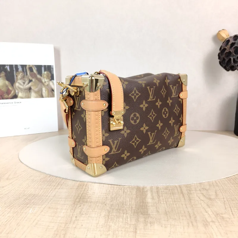 Louis Vuitton Crossbody Bag Side Trunk Box Monogram PVC Medium 23.5 × 8.5 × 16 cm — cover view 4 of 5