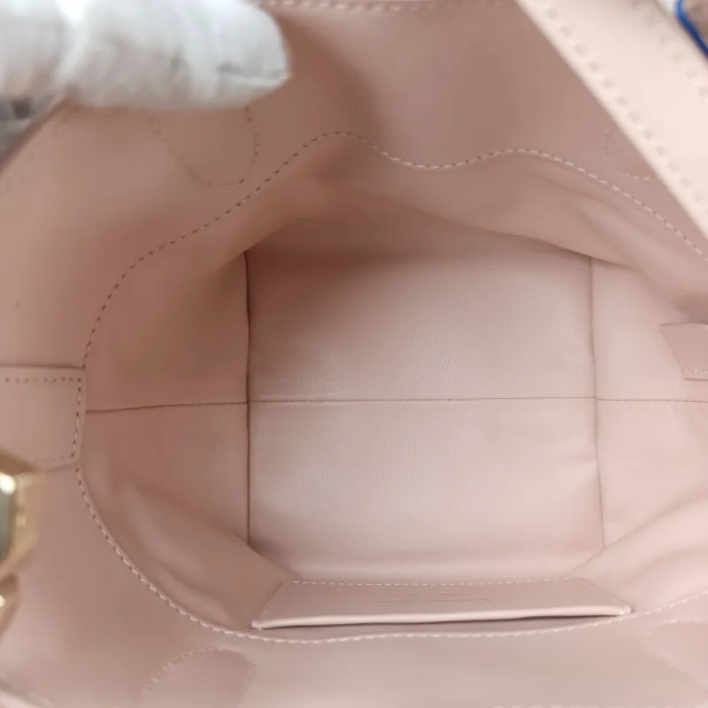 DIOR Top Handle Bag TOUJOURS Edition Pink Calfskin Mini 13 × 12 × 15 cm — detail view 8 of 13