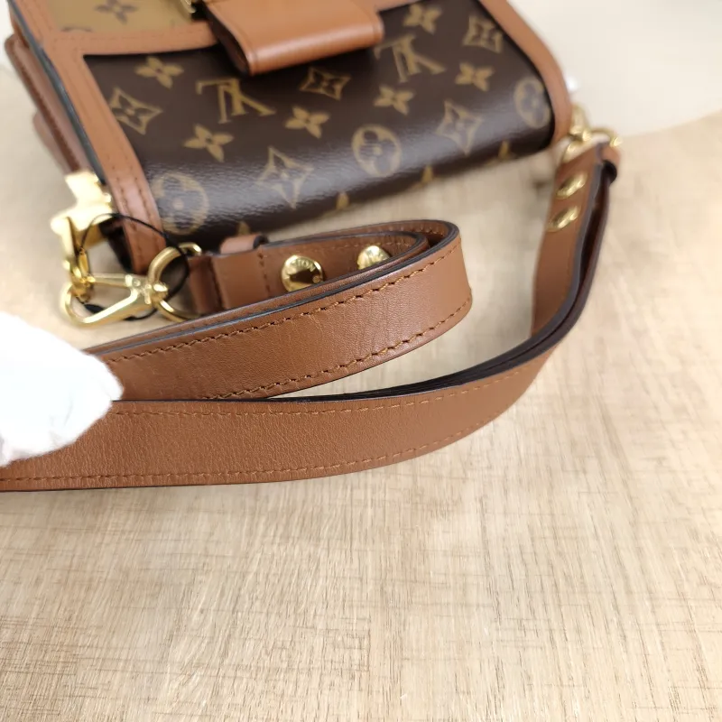 Louis Vuitton Crossbody Bag Dauphine Monogram PVC Mini 20 × 9 × 15 cm — detail view 12 of 13