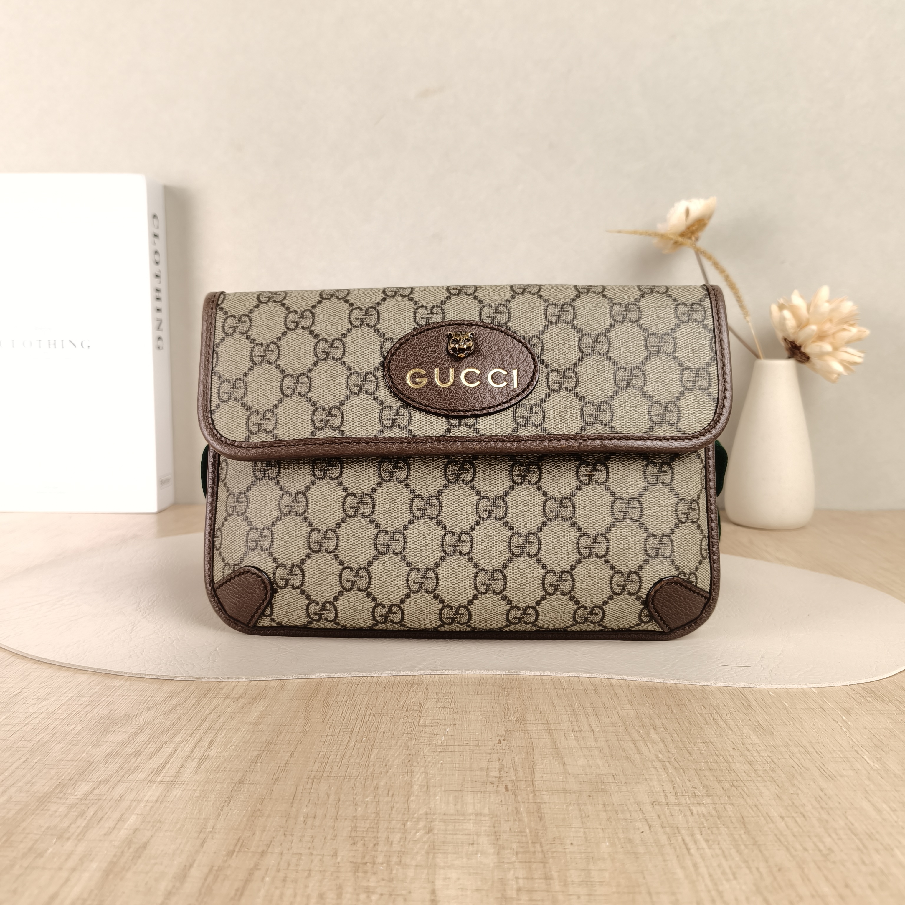 GUCCI Crossbody Bag Neo Vintage Belt Bag Monogram PVC Medium24 × 4 × 17 cm