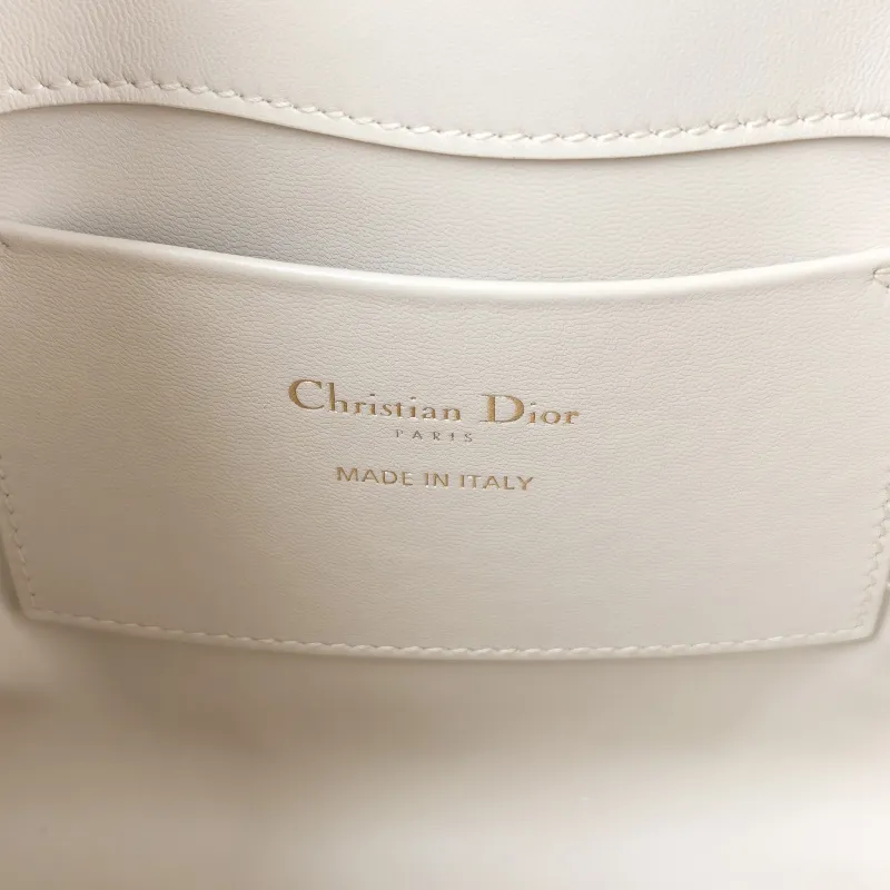 DIOR Top Handle Bag TOUJOURS Edition Beige Calfskin Small 18.5 × 12 × 18.5 cm — detail view 6 of 12