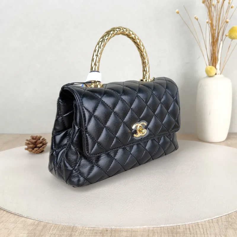 Chanel Crossbody Bag Coco Handle​Black Calfskin Small24 × 10 × 14 cm — cover view 2 of 5