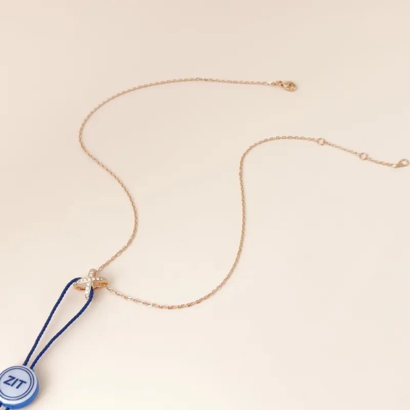 CHAUMET Necklace Jeux de Liens · Collection · Necklace Rose Gold Diamond18KR ose Gold One Size42cm — cover view 9 of 9
