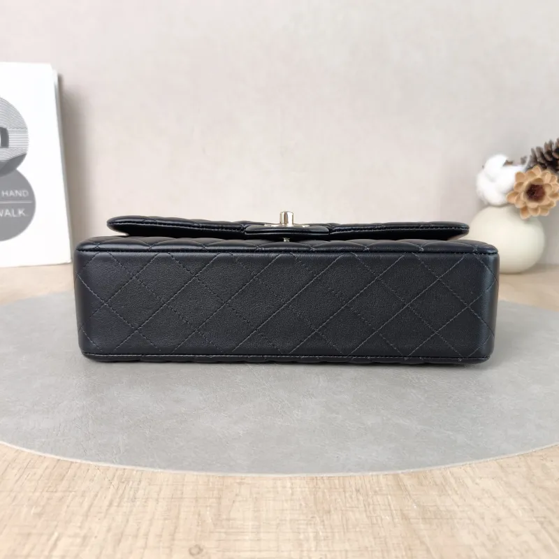Chanel Crossbody Bag CF Crossbody Bag Black Lambskin Medium25.5 × 6 × 12.5 cm — cover view 6 of 6