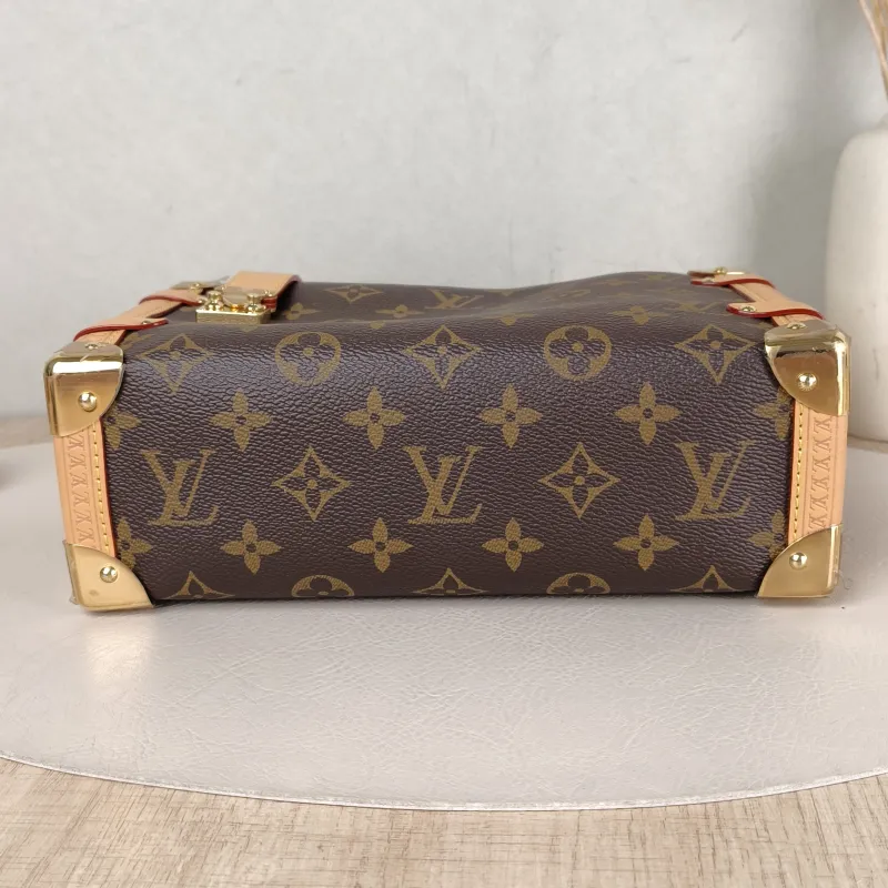 Louis Vuitton Crossbody Bag Side Trunk Box Monogram PVC Medium 23.5 × 8.5 × 16 cm — cover view 3 of 5