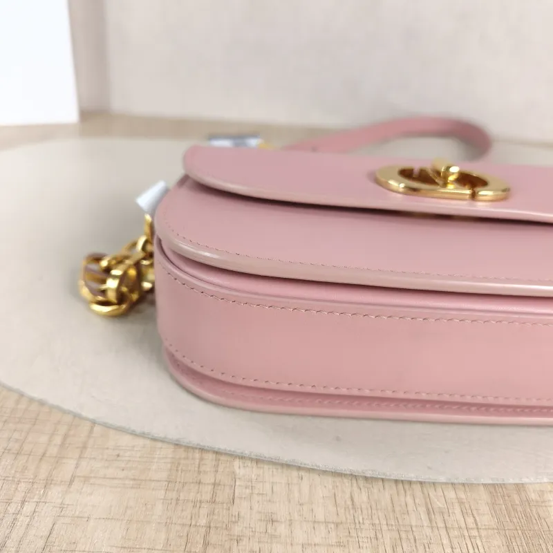 DIOR Crossbody Bag 30Montaigne 30 Avenue Pink Calfskin One Size 18 × 4.5 × 10 cm — detail view 6 of 12