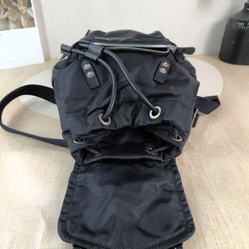 BURBERRY Backpack Backpack Black Nylon One Size 17 × 10 × 26 cm — detail view 3 of 11