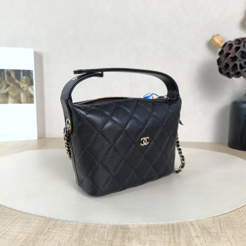 Chanel Crossbody Bag25c Vanity Case Bag Black Grained Calfskin One Size16 × 6 × 13 cm — cover view 3 of 5