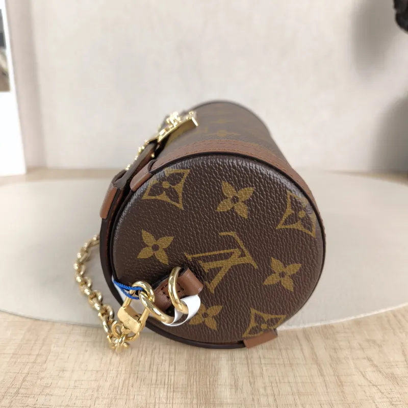 Louis Vuitton Crossbody Bag Papillon Trunk Monogram PVC Small 19 × 9 × 9 cm — detail view 10 of 11