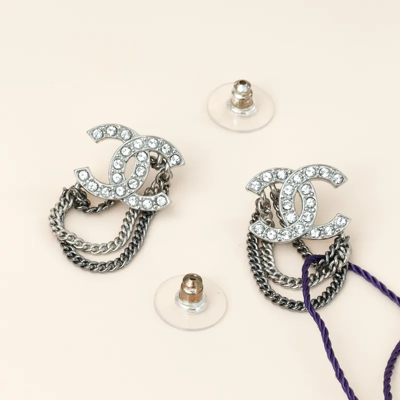 Chanel Jewelry · Earrings Silver One Size — cover view 6 of 9
