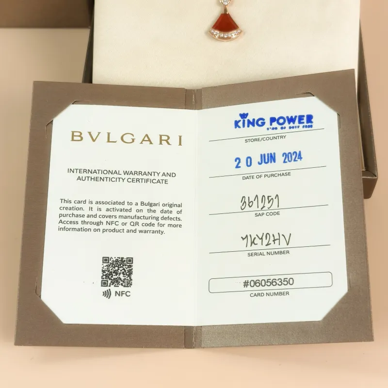 Bvlgari Necklace DIVAS’ DREAM Collection Pavé Diamond Rose Gold 18KR ose Gold Diamond One Size 1.5*41-42 — detail view 1 of 1