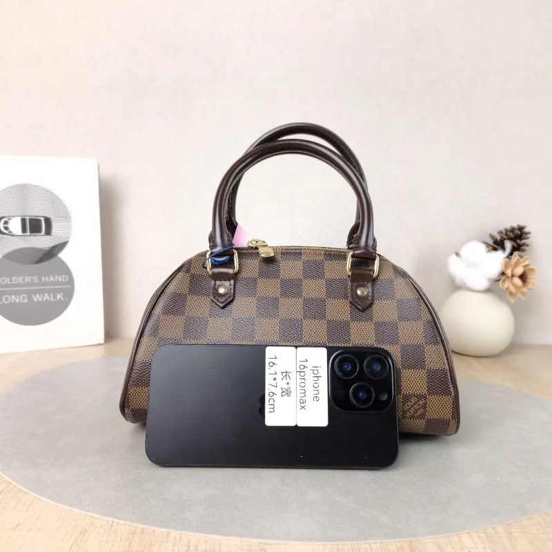 Louis Vuitton Top Handle Bag Ribera Damier Ebene PVC One Size 24 × 13 × 13 cm — cover view 5 of 5