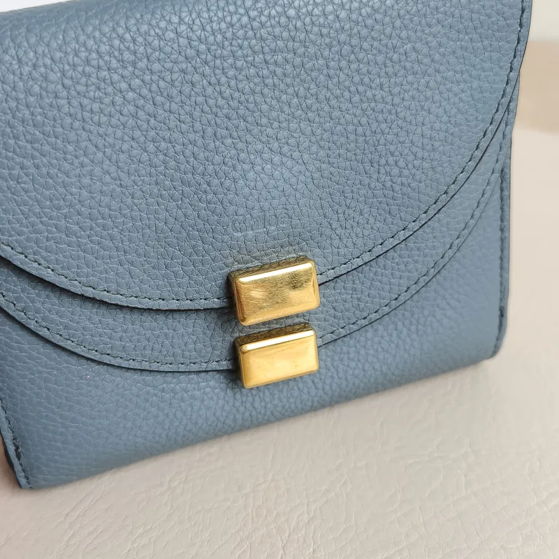 Chloé Wallet Wallet Blue Calfskin One Size12 × 2 × 10.5 cm — detail view 1 of 8