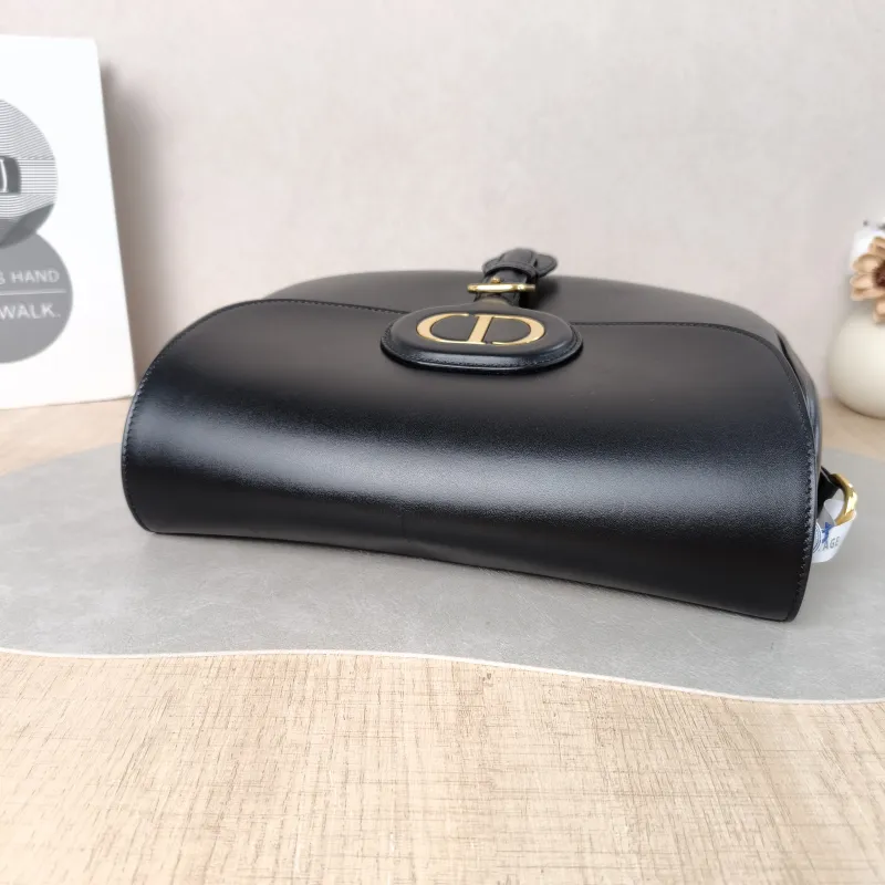 DIOR Crossbody Bag Bobby Black Calfskin Large 27 × 8 × 19.5 cm — detail view 5 of 14