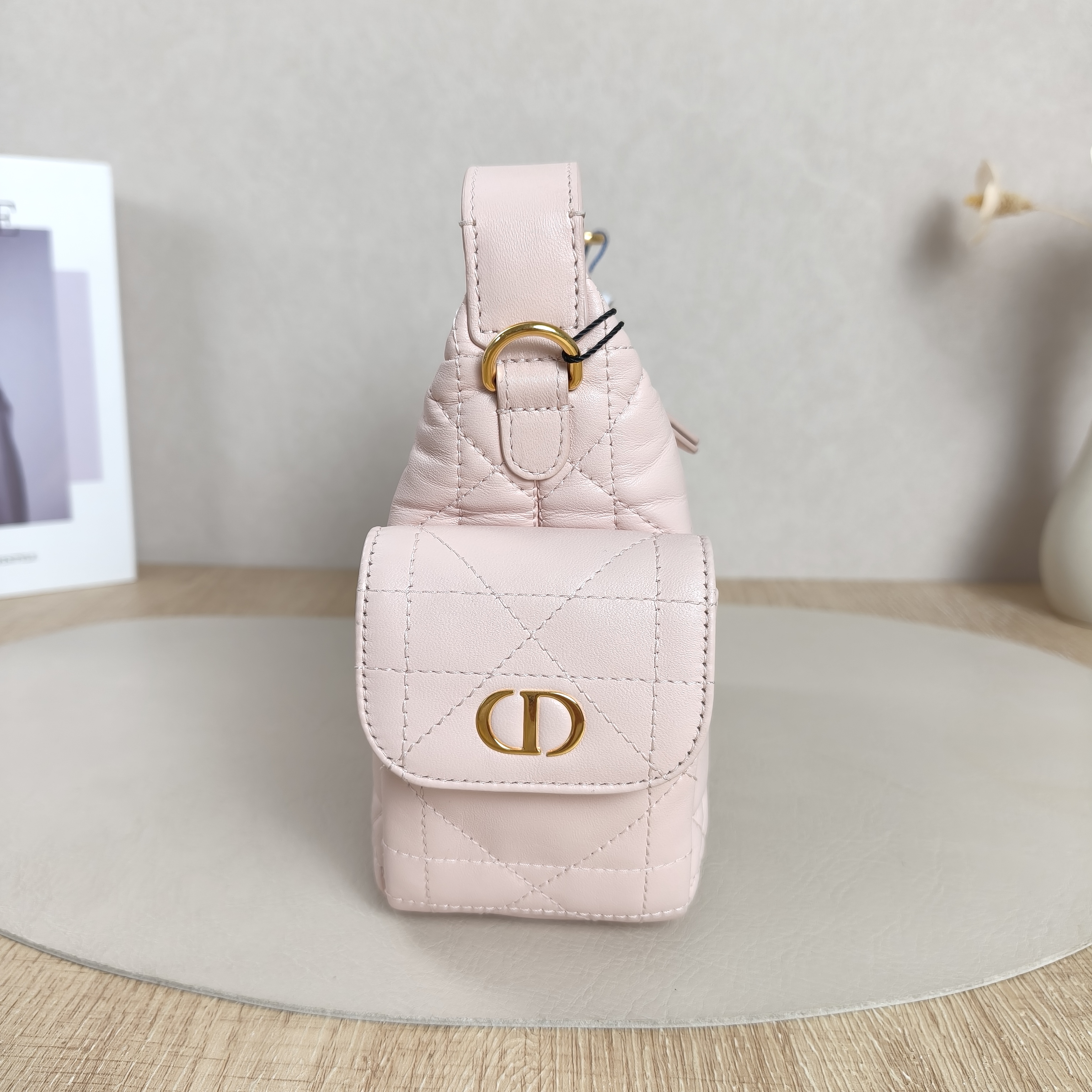 DIOR Crossbody Bag D-Dream Pink Lambskinmini22 × 9 × 14 cm — cover view 6 of 11