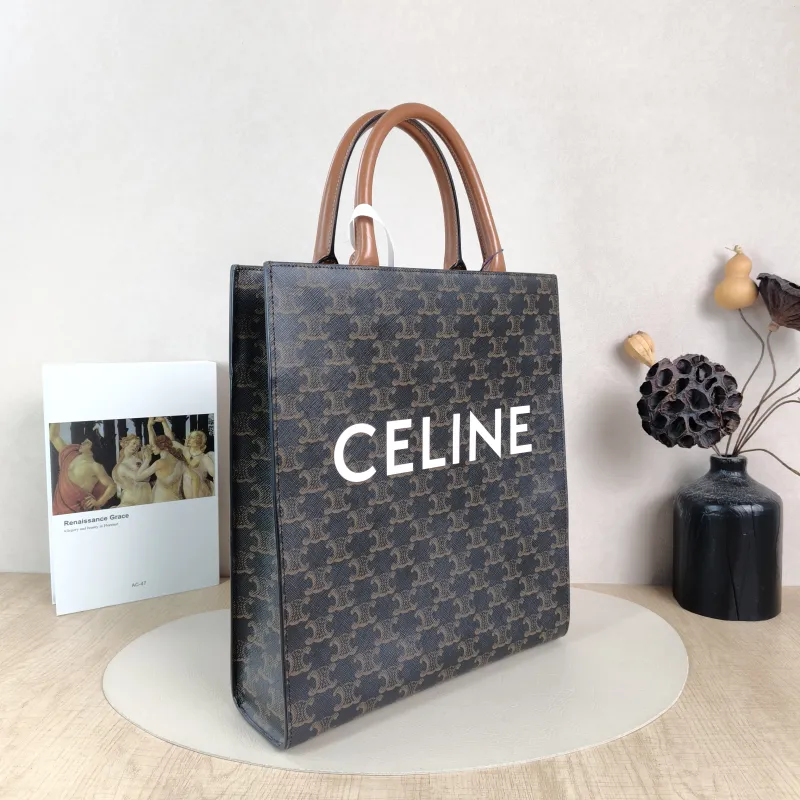 CELINE Crossbody Bag CABAS Monogram PVC Small28.5 × 8 × 33 cm — cover view 4 of 5