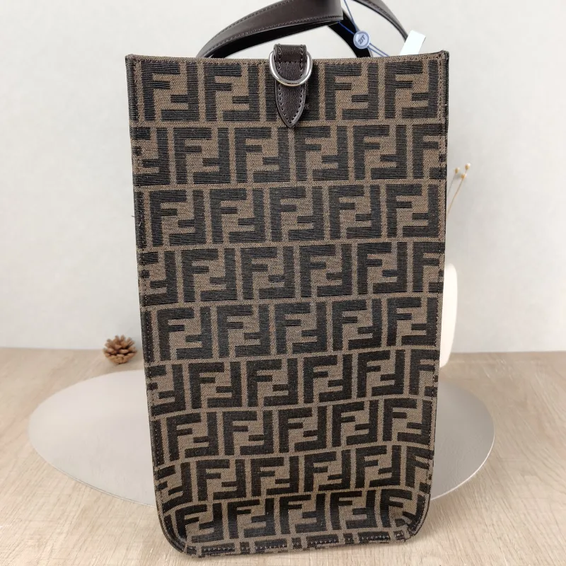 FENDI Top Handle Bag Tote Bag Top Handle Bag Monogram Canvas One Size 40 × 19 × 35 cm — detail view 3 of 11